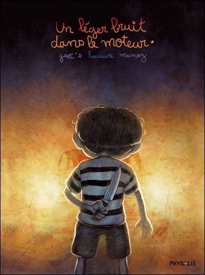 garçon avec un couteau