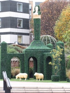sculpture devant la british library