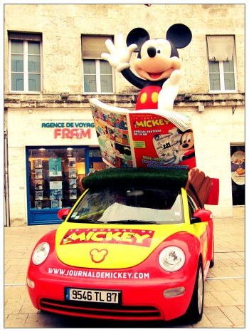 voiture du journal de mickey