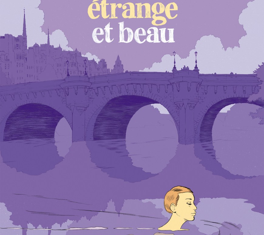 femme qui nage dans la seine