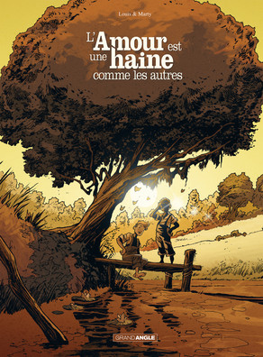 deux amis sous un arbre