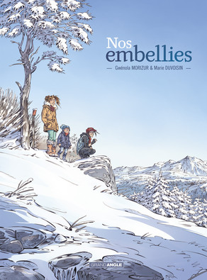 personnages à la neige