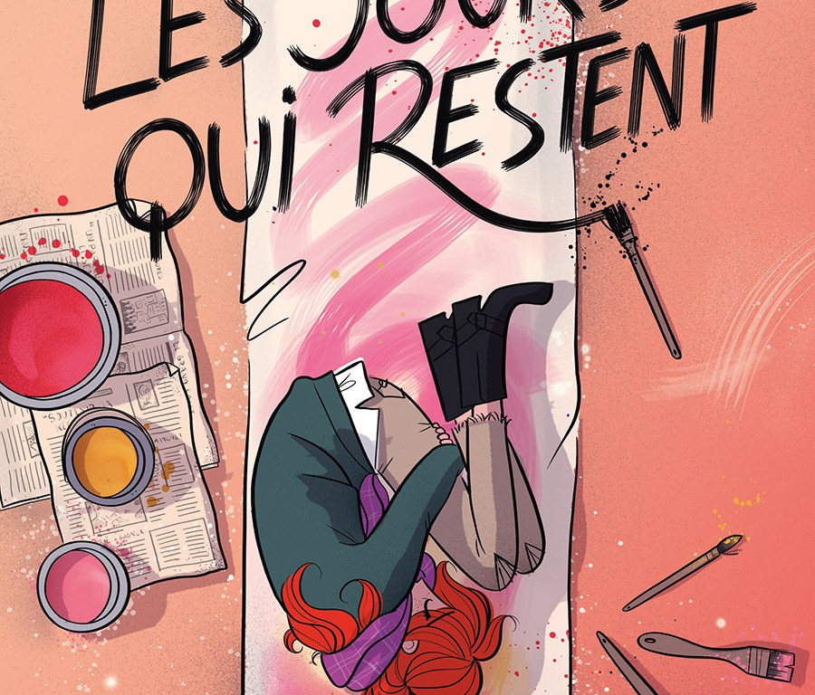 fille recroquevillée sur son lit